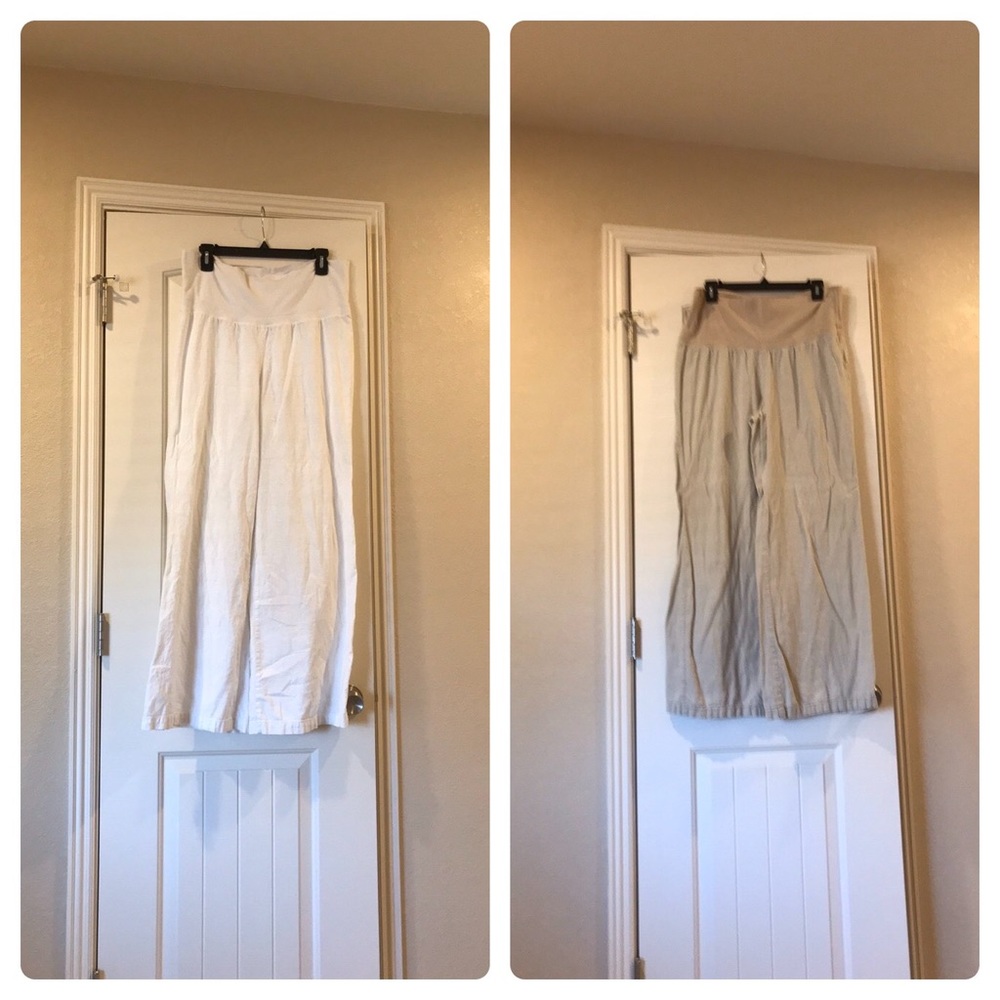 Old Navy  bundle of two fold over linen pants